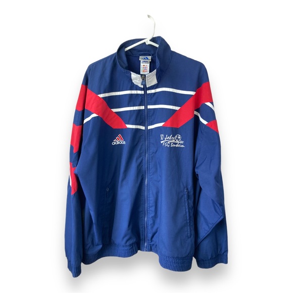 Vintage Adidas Y2K Navy Red Track Jacket - Picture 3 of 12